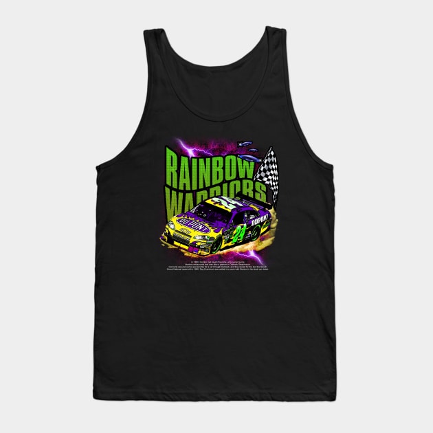 NASCAR RAINBOW WARRIORS GREEN Tank Top by AnggiePratama